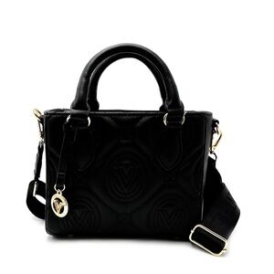 NWT Elegant Black Valentino Orlandi Handbag with Crossbody Strap